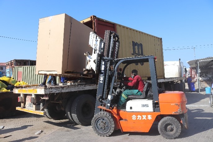 SIRSU Project: Newster NW15 MODEL arrives at the Hospital Central in Beira - Mozambique