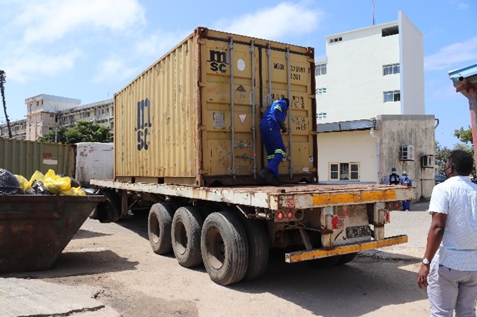 SIRSU Project: Newster NW15 MODEL arrives at the Hospital Central in Beira - Mozambique